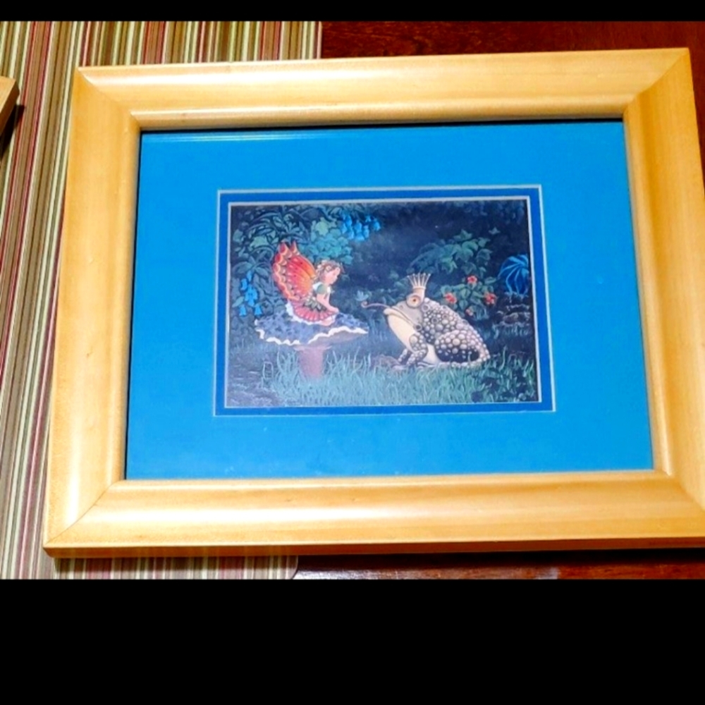 The Fairy and the Toad Framed Print